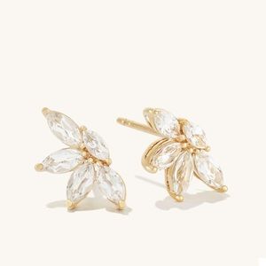 Mejuri Marquise Topaz Earrings (NWOT)